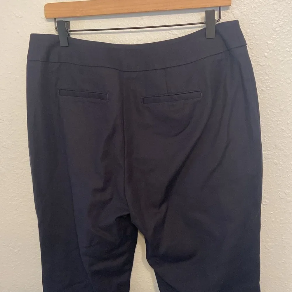 CAbi Navy Blue Nautical Mariner Trouser Pants Style 5077L Size 10 - Picture 6 of 10